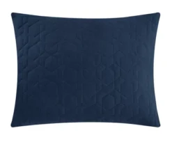 Chic Home Davina Comforter Set Geometric Hexagonal Pattern Design Bed In A Bag Bedding - 9 Piece - Navy Blue 11 Chic Home Davina Comforter Set Geometric Hexagonal Pattern Design Bed In A Bag Bedding - 9 Piece - Navy Blue -Bedding Shop GUEST 4877760c 029c 4ece b96a a590e2452162