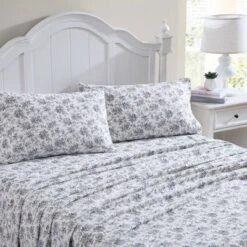 Laura Ashley Brushed Cotton Cozy Flannel Sheet Collection -Bedding Shop GUEST 48f9e7cf 93f6 4b58 bdb6 4bf90c7d8518