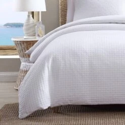 Basketweave 100% Cotton Duvet Set White - Tommy Bahama 17 Basketweave 100% Cotton Duvet Set White - Tommy Bahama -Bedding Shop GUEST 4ab912c6 a1e7 4b51 96c9 37f502747bdf 1