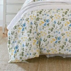 Meadow Floral 100% Cotton Duvet Cover & Sham Set White/Blue - Laura Ashley -Bedding Shop GUEST 4af75270 88b9 4fa5 902c 91757da8993f