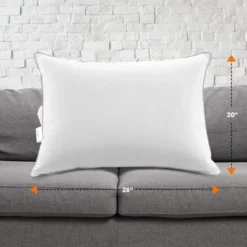 Cheer Collection Set Of 4 Standard Size Down Alternative Pillows (20" X 28") -Bedding Shop GUEST 4c041cde 0961 4a65 ad93 88377dd25149