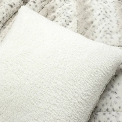 Lush Décor 3pc Leopard Textured Faux Fur Comforter 7 Lush Décor 3pc Leopard Textured Faux Fur Comforter - Image 5