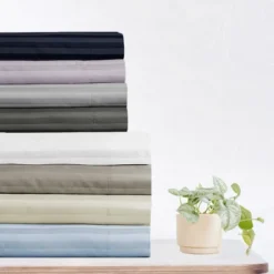 Luxury 500 Thread Count Bed Sheets Set - 100% Cotton Sateen Sheets Set, Soft, Cool & Breathable, Deep Pocket By California Design Den -Bedding Shop GUEST 4c3e3364 5e71 49ae 9c94 a60b01fee2d0