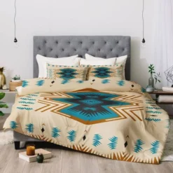 Holli Zollinger Colorado Painted Comforter Set Beige/Blue - Deny Designs -Bedding Shop GUEST 4ccd2f06 5f5f 4e12 80fc dbbc1f90a406