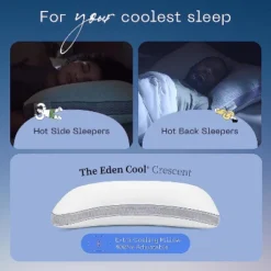 Coop Home Goods Eden Cool+ Crescent Pillow -Bedding Shop GUEST 4f6be31d 65d3 44ec 9b3b f8c083843fd2