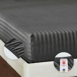 Luxury 500 Thread Count Bed Sheets Set - 100% Cotton Sateen Sheets Set, Soft, Cool & Breathable, Deep Pocket By California Design Den -Bedding Shop GUEST 51d0f9eb 16da 4497 8507 2557adbe1c3a