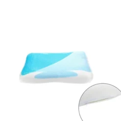 Cheer Collection Cooling Gel Memory Foam Pillow With Washable Cover - White -Bedding Shop GUEST 51f7203f 3274 47e1 a441 1bccf2137760