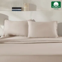 100% Cotton Pillow Cases Set Of 2 Soft & Cooling Sateen Weave By California Design Den