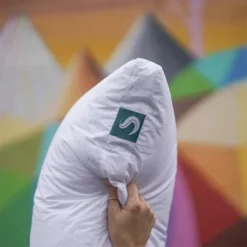 Contour Sleepgram Bed Support Adjustable Hypoallergenic Cool Sleeping Loft Soft Pillow With Removeable Microfiber Cover, King Size, White (2 Pack) -Bedding Shop GUEST 534ef58a 9eaa 4fa8 a237 9536b660c228