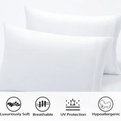 Trinity 300 Thread Count Rayon From Bamboo Sheet Set, Cooling Bed Sheets With 16" Deep Pocke -Bedding Shop GUEST 53ae6f15 4a2d 4d68 9e21 1989ba890caf