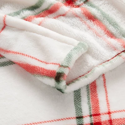 Holiday Print Microplush Bed Blanket - Threshold™ 4 Holiday Print Microplush Bed Blanket - Threshold™ - Image 2