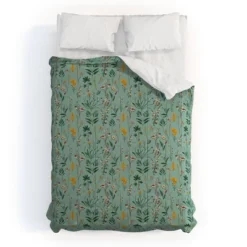 Holli Zollinger Zarah Wildflower Comforter Set Green - Deny Designs 9 Holli Zollinger Zarah Wildflower Comforter Set Green - Deny Designs -Bedding Shop GUEST 53fee23e f44c 49e5 a542 bfd3d041fc94
