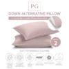 Soft Density Side/Back Sleeper, Down Alternative Pillow With MicronOne Technology, And Removable Pillow Protector - 2 Pack -Bedding Shop GUEST 54850adc 74c5 4975 86f9 d23d87f04aeb