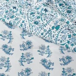 12pc Reversible Paisley Print Comforter & Sheets Set Blue/Dark Teal Blue - Threshold™ -Bedding Shop GUEST 5905586d 97c3 463f a986 2521cf0e7a13