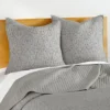 Beckett Light Gray Euro Sham Set Of 2 - Levtex Home