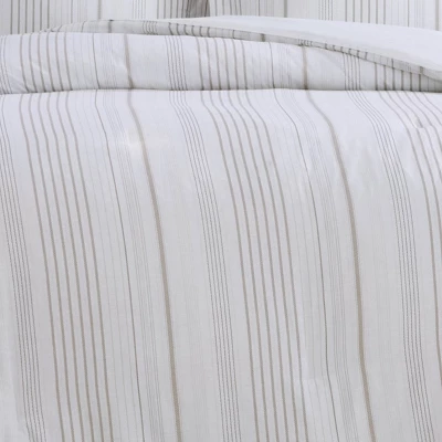 Cottage Classics Warm Hearth Stripe Comforter Set 3 Cottage Classics Warm Hearth Stripe Comforter Set