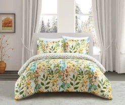 Chic Home Robin Duvet Cover Set Reversible Hand Painted Floral Print Design Bedding With Zipper Closure Multi-color -Bedding Shop GUEST 5b59385c f22d 49ec 9b0a f65a534d6671