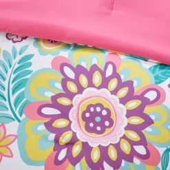 Pink Cora Floral Comforter Set -Bedding Shop GUEST 5bc9f1a6 3892 46cb a621 56540934ba7f