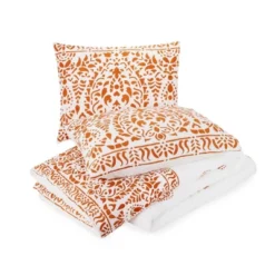3pc Paloma Comforter Set Orange/White - Laurel & Mayfair 15 3pc Paloma Comforter Set Orange/White - Laurel & Mayfair -Bedding Shop GUEST 5dde9ef7 0835 4b37 ad60 39cf6d26b1e9