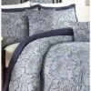 King 6pc Paddock Shawl Comforter Set Blue - Traditions By Waverly