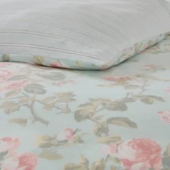 Laura Ashley Madelynn 100% Cotton Duvet Cover Bonus Set Blue -Bedding Shop GUEST 6206bdb7 30ab 4465 85bf 73a6d560d987