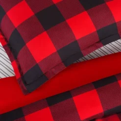 Alex Buffalo Check Plaid Antimicrobial Bedding Set - Serta -Bedding Shop GUEST 63316661 b102 486e 8979 eae7dc68a1ae 1