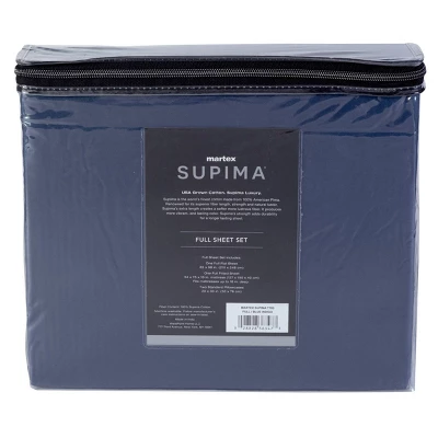 700 Thread Count Supima Cotton Solid Sheet Set - Martex 5 700 Thread Count Supima Cotton Solid Sheet Set - Martex - Image 3