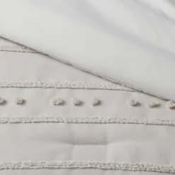 4pc Clipped Stripe Poms Comforter Bedding Set - Threshold™ -Bedding Shop GUEST 6474436f 0746 4a2d 8720 5e4921bc6129