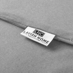 Full Body Pillow Cover- U-Shaped 100% Cotton Jersey Replacement Pillowcase With Zipper- Fits Maternity/Body Pillows Up To 58Â” By Lavish Home (Gray) -Bedding Shop GUEST 65a05588 568e 4bd8 b258 18a9b08fe7b1