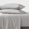 Full Garment Washed Microfiber Solid Sheet Set Gray - Room Essentials™ -Bedding Shop GUEST 6714a9c2 6540 4945 b25f d8fe8d325866 2