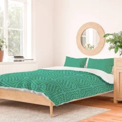 Emmie K Spring Bloom Dot Cotton Duvet Set - Deny Designs