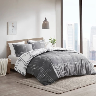 Intelligent Design 3pc Carter Plaid Reversible Comforter & Sham Set 7 Intelligent Design 3pc Carter Plaid Reversible Comforter & Sham Set - Image 5