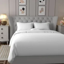 Purity Home 3pc 400 Thread Count Cotton Percale Duvet Set -Bedding Shop GUEST 698376cc 8d43 42ce 9380 b32bbc67d0ac