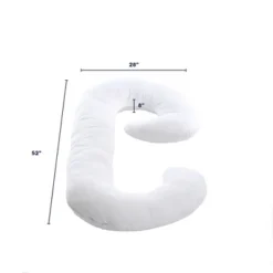 Cheer Collection Hypoallergenic J-Shape Body Pillow With Zippered Cover 11 Cheer Collection Hypoallergenic J-Shape Body Pillow With Zippered Cover -Bedding Shop GUEST 6ab2f07d bfb9 4faf ac7a eb64c18d8ef5