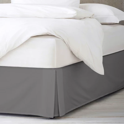 Cotton Blend Percale Pleated Bedskirt - Simply Put 4 Cotton Blend Percale Pleated Bedskirt - Simply Put - Image 2