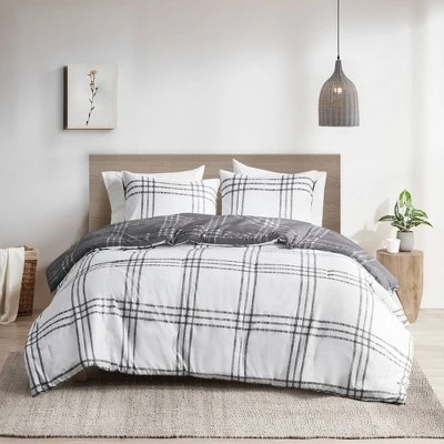Intelligent Design 3pc Carter Plaid Reversible Comforter & Sham Set 4 Intelligent Design 3pc Carter Plaid Reversible Comforter & Sham Set - Image 2