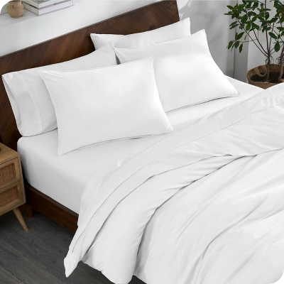 Organic Cotton Jersey Duvet Cover Set By Bare Home 4 Organic Cotton Jersey Duvet Cover Set By Bare Home - Image 2