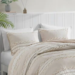 Lennon Organic Cotton Jacquard Duvet Cover Set -Bedding Shop GUEST 70e99fd2 f5f3 4f0e 9f22 1534823f5645