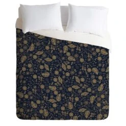 Navy Floral Iveta Abolina Crystalline Water Duvet Cover - Deny Designs -Bedding Shop GUEST 70f136c2 3b9d 4c25 89b7 a05cff033845