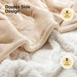 Tangkula Electric Blanket Heated Throw, Flannel Double Side Heating Blanket 50"x60" W/ 5 Heating Levels, Washable Cover White 19 Tangkula Electric Blanket Heated Throw, Flannel Double Side Heating Blanket 50"x60" W/ 5 Heating Levels, Washable Cover White -Bedding Shop GUEST 710d8e5c a6c3 45dd 9ed6 42defe87c8e0