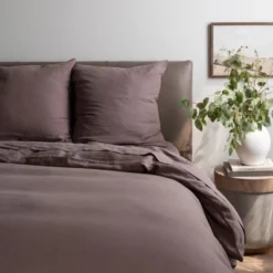 100% French Linen Euro Sham 26" X 26" | BOKSER HOME -Bedding Shop GUEST 725829b2 1536 4b74 bf56 5f11a98b393c