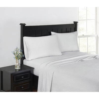 Flannel Sheet Set - London Fog 3 Flannel Sheet Set - London Fog