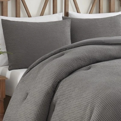 Sweet Home Collection 3 Piece Waffle Weave Ultra Soft Comforter With Shams 3 Sweet Home Collection 3 Piece Waffle Weave Ultra Soft Comforter With Shams