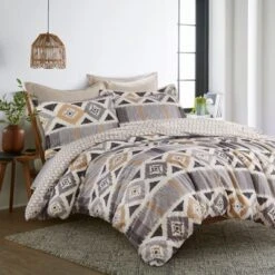 Santa Fe Duvet Set - Grey, Cream & Tan - Levtex Home -Bedding Shop GUEST 777d9b28 b251 4574 ac68 2c9e3d188885