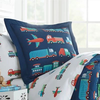 Transportation 7 Pc Cotton Bed In A Bag - Full 3 Transportation 7 Pc Cotton Bed In A Bag - Full