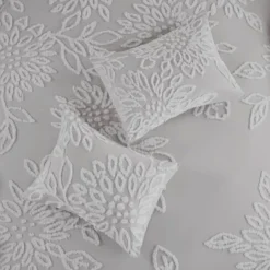 Danica Tufted Cotton Chenille Floral Duvet Cover Set - Madison Park -Bedding Shop GUEST 79dafd0a 57c5 46d8 9bdd f10e863aea2c