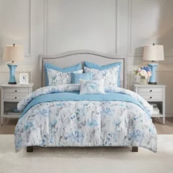 Elian Comforter And Coverlet Set Blue -Bedding Shop GUEST 7a4cd84d 68fa 467d 92e8 4ea0e9eee58e
