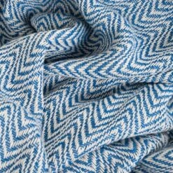 Chevron Cotton Blanket (Full/Queen) Blue - Yorkshire Home 7 Chevron Cotton Blanket (Full/Queen) Blue - Yorkshire Home -Bedding Shop GUEST 7a717a78 2945 413d bbcf 09687f874ff7