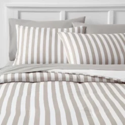 Stripe Microfiber Reversible Comforter & Sheet Set Gray - Room Essentials™ 17 Stripe Microfiber Reversible Comforter & Sheet Set Gray - Room Essentials™ -Bedding Shop GUEST 7adc7c7f 4748 4bb9 b8a9 3903f5534a0a