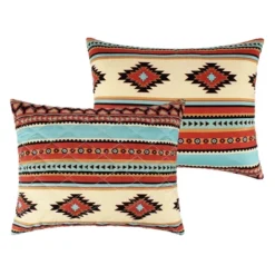 Red Rock Primitive Geometric Motifs Pillow Sham Clay By Greenland Home Fashions -Bedding Shop GUEST 7b0af216 0f6d 4e39 a99d 4f2cb3efcd7e